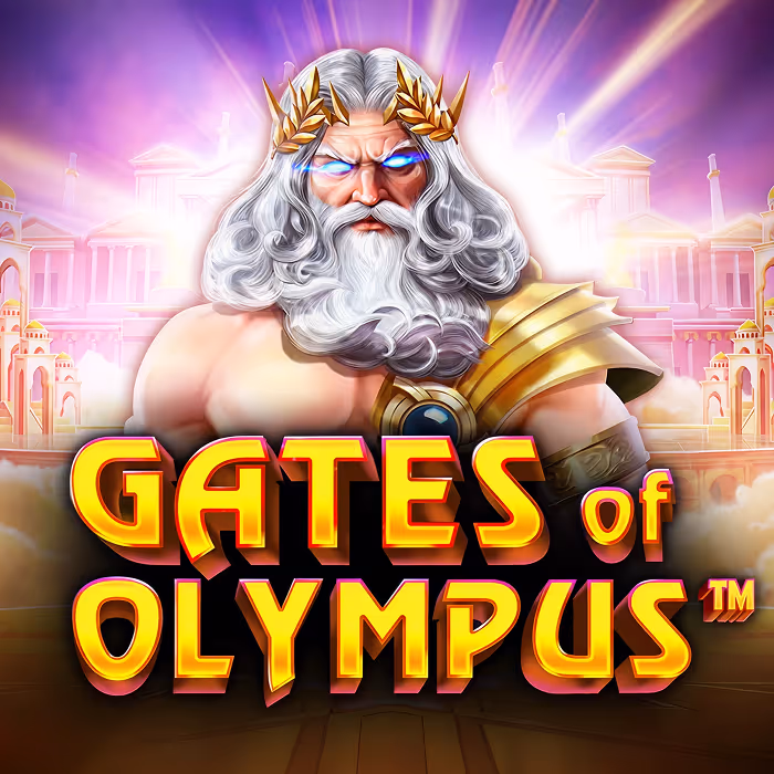 Gates of Olympus slot featuring Zeus-themed gameplay with cascading symbols and multiplier mechanics